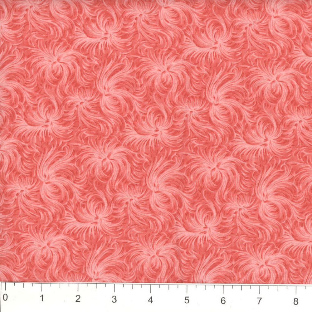 108"-Day Dream-Coral -3 yd Cut -100%-Cotton