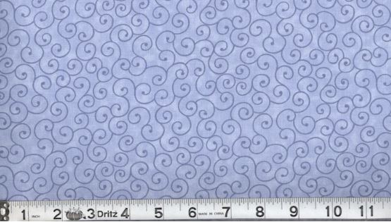 108"-Tilt-a-Whirl Blue 100% Cotton Quilt Back Fabric