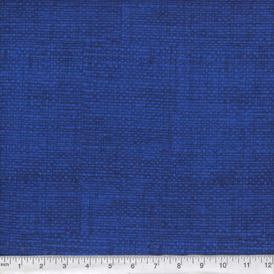 44"  -Burlap - "Royal" - 100% Cotton