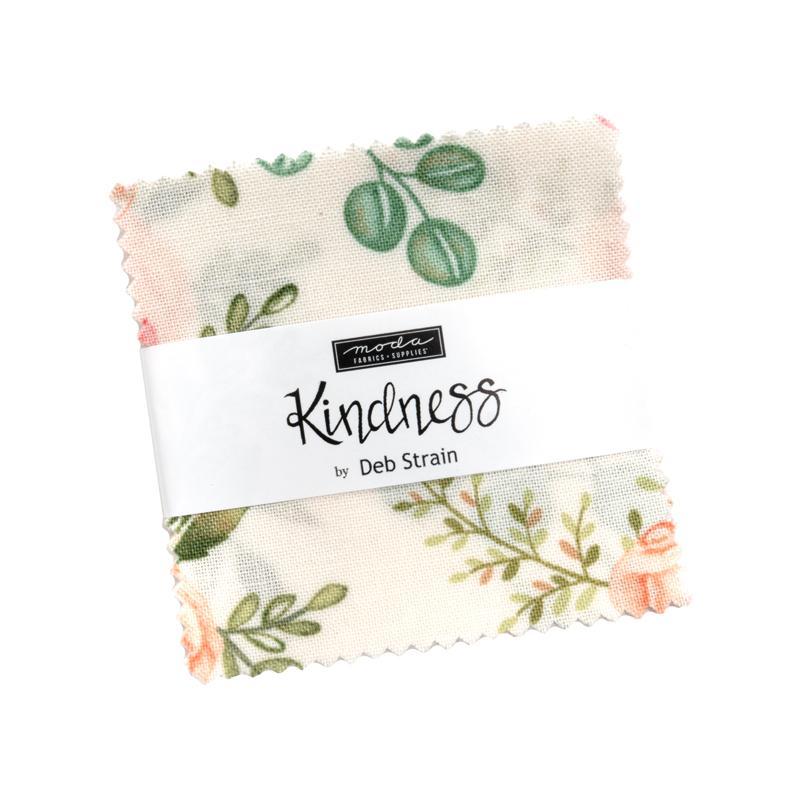 Moda - Mini Charm Pack - "Kindness" - 2.5"squares 42 pcs