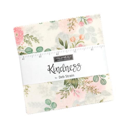 Moda - Charm Pack - "Kindness" - 5" x 5" squares 42 pcs