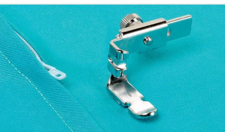 Sewing Machine Foot, Adjustable Zipper / Piping Foot BLG-AZF