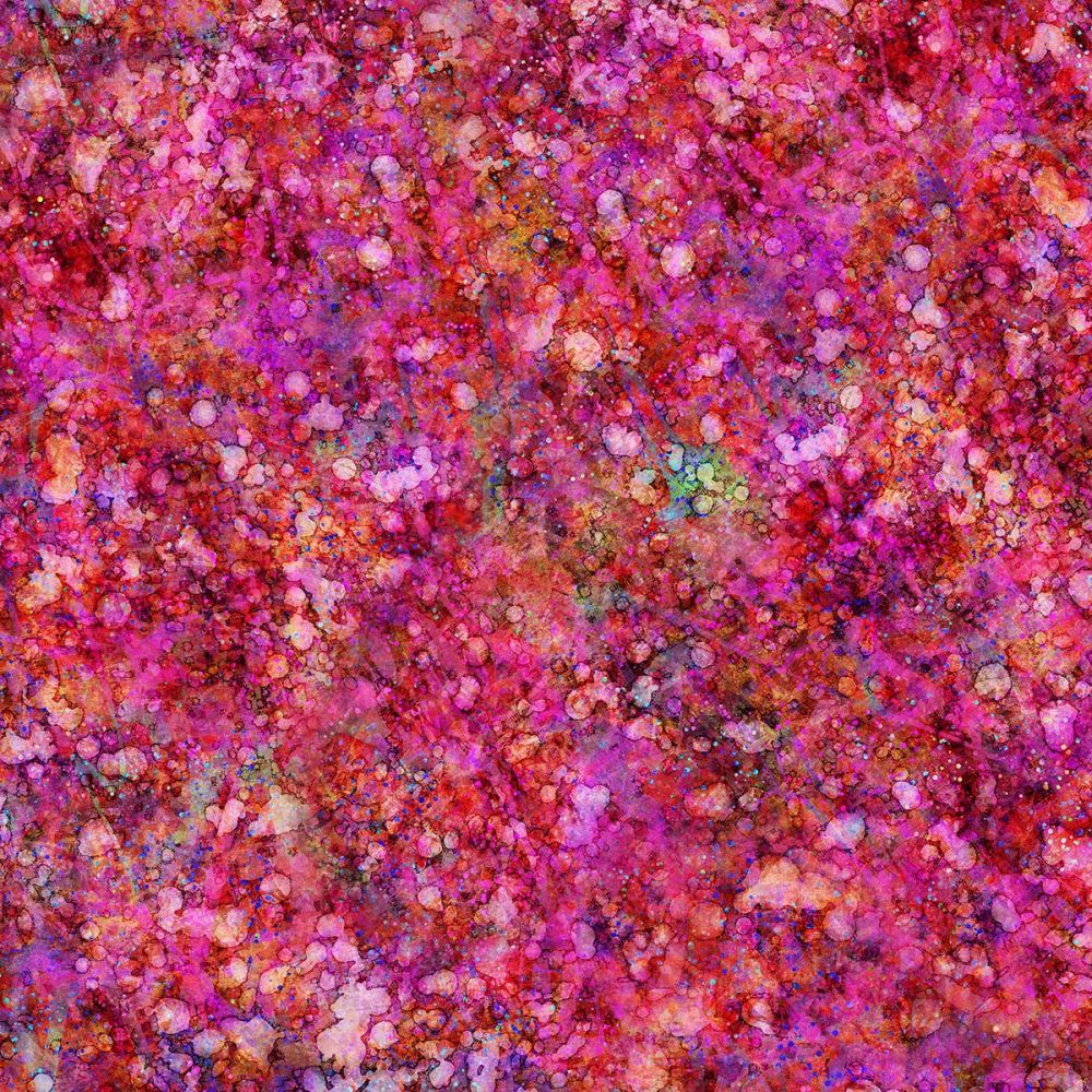 44" - Digitally Printed Batik "Red/Pink" 18- 100% Cotton