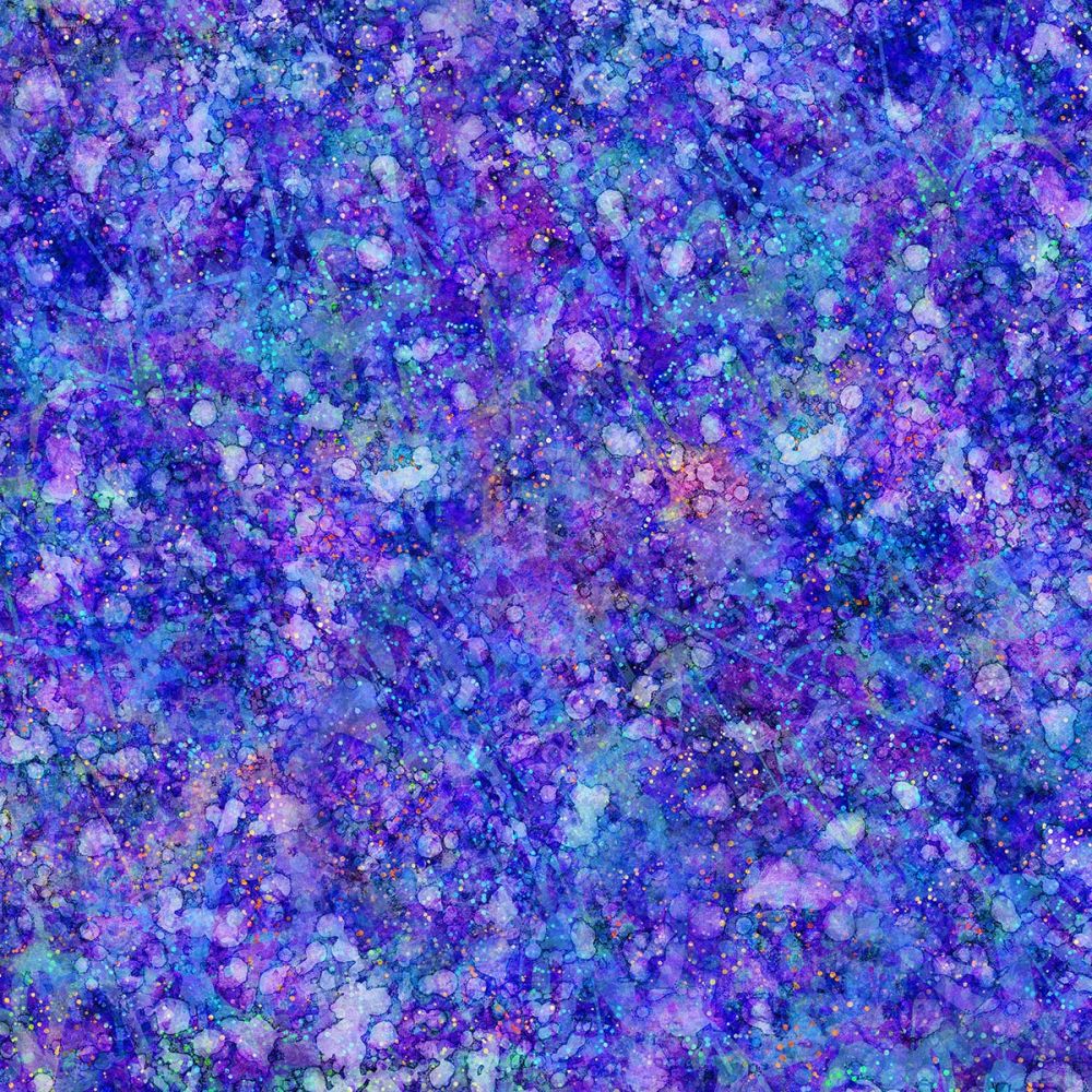 44" - Digitally Printed Batik "Blue" - 100% Cotton