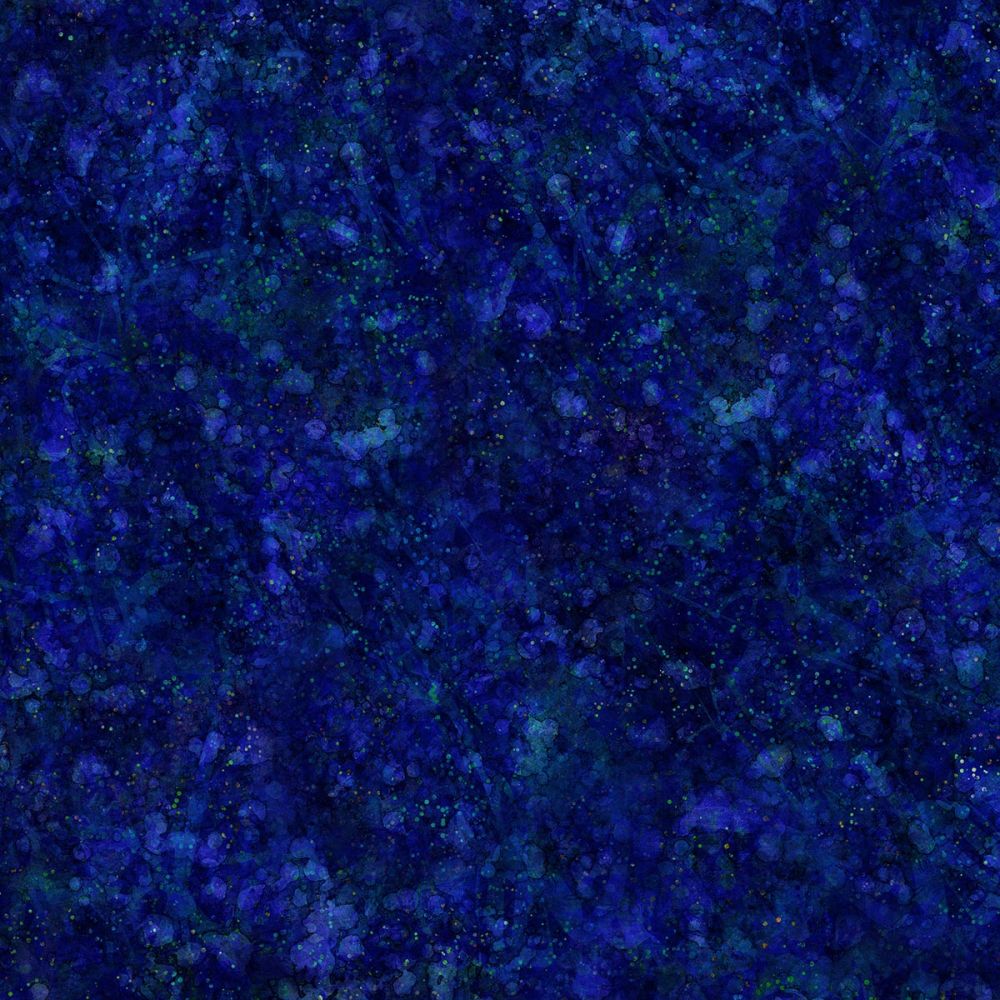 44" - Digitally Printed Batik "Blue/Purple" - 100% Cotton
