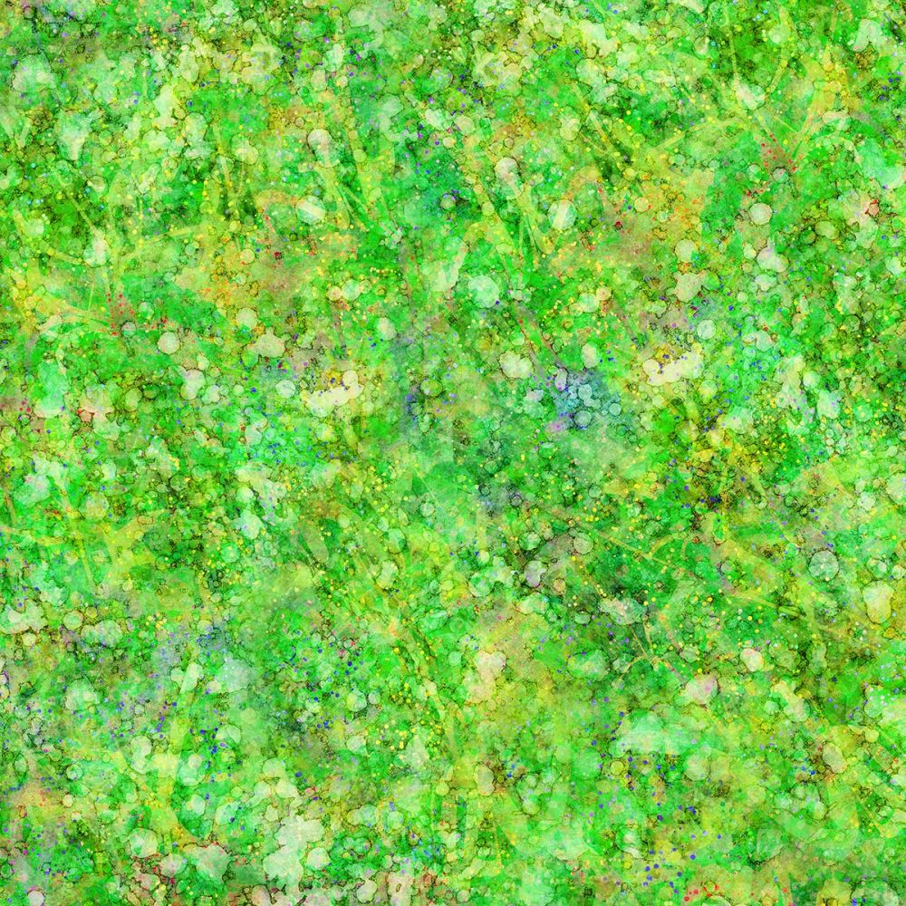 44" - Digitally Printed Batik "Green" 32- 100% Cotton