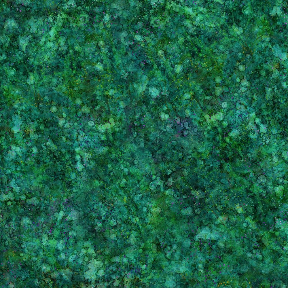 44" - Digitally Printed Batik "Green2" - 100% Cotton