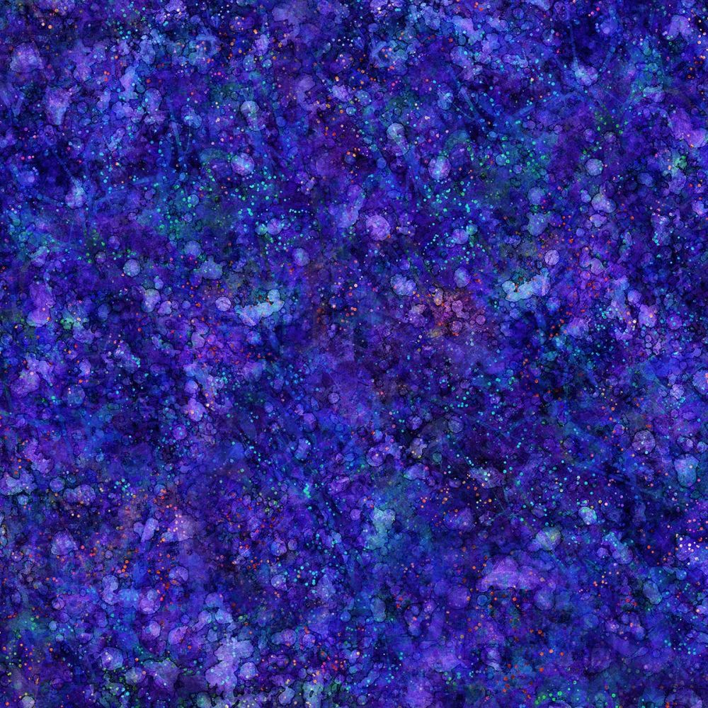 44" - Digitally Printed Batik "Dk Purple" - 100% Cotton
