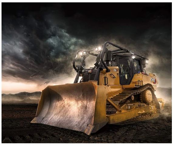 Panel -"CAT Dozer" - Riley Blake - 36"x 44"- 100% Cotton