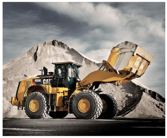 Panel -"CAT Front End Loader" - Riley Blake - 36"x 44"- 100% Cotton