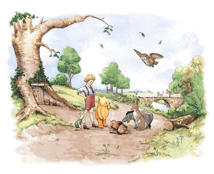 Studio e - Classic Winnie the Pooh Panel - 100% Cotton 44"x36"