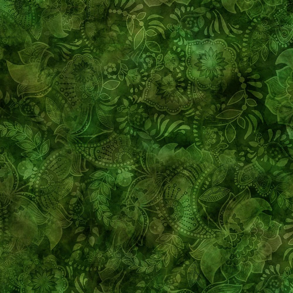 44" - Fairy Tale "Green 33" - 100% Cotton
