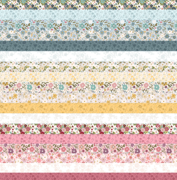 Riley Blake - Layer Cake - "Flower Magic" - 10"x10" - 42 pcs