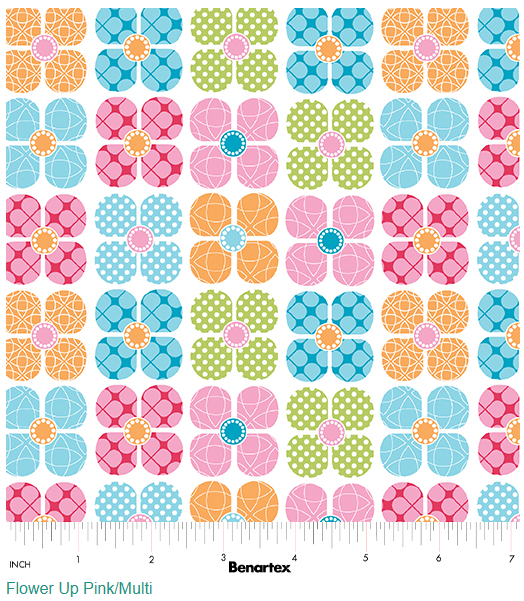 44"- Benartex - Flower Up - 100% Cotton