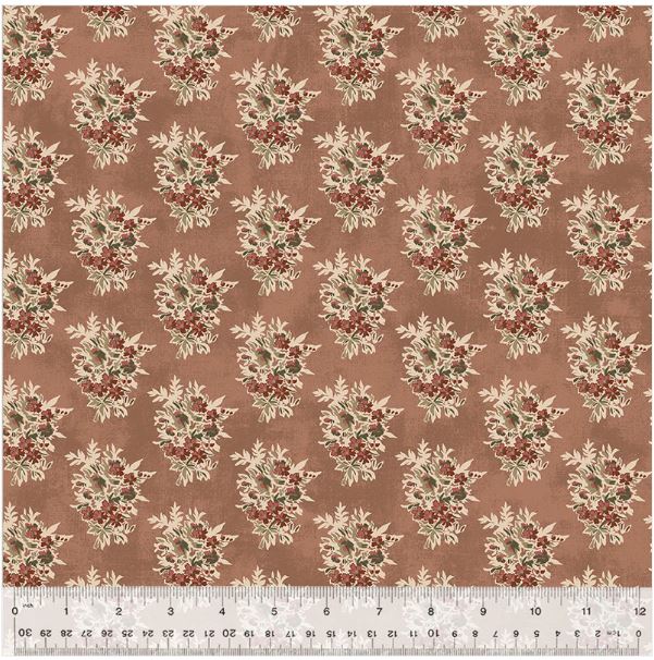 44" - Windham Fabrics " Garden Tales - Dusty Rose" - 100% Cotton