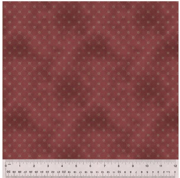 44" - Windham Fabrics " Garden Tales - Wine" - 100% Cotton