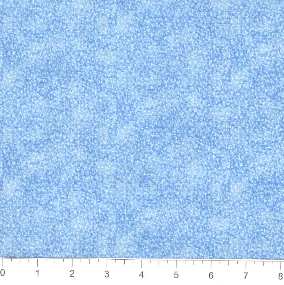 44"-Itsy Bitsy Light Blue - 100% Cotton