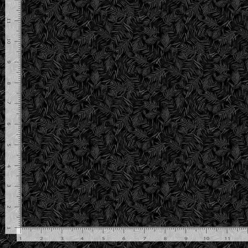 44" - Timeless Treasures - Katie "Black" - 100% Cotton