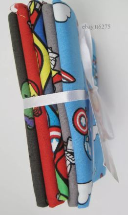 Marvel Bundle Kawaii 4pc Fat Quarters
