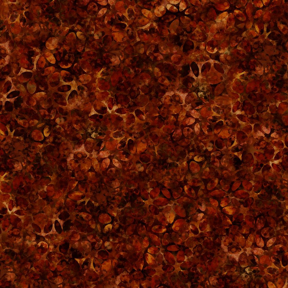 44" - "Kaleidoscope Brown" - 100% Cotton