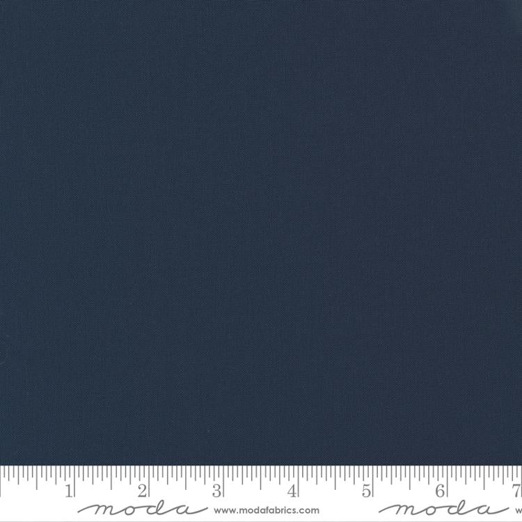 44" - Moda - Bella Solids - "Navy" - 100% Cotton