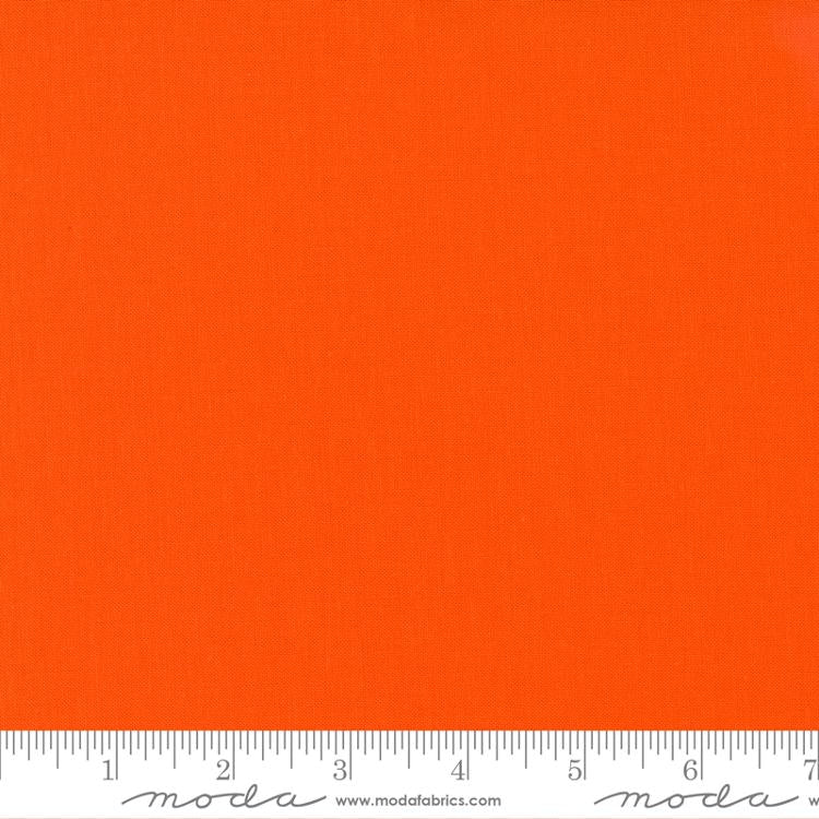 44" - Moda - Bella Solids - "Tangerine" - 100% Cotton