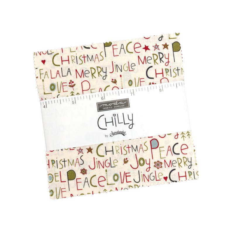Moda -Charm Pack - "Chilly Charm Pack" 5"x5" -42 pcs