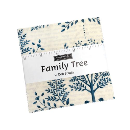 Moda - Charm Pack - "Family Tree" - 5"x 5""squares 42 pcs