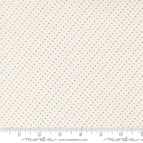 44" - Moda - "Merrily on High" -Snow - 100% Cotton