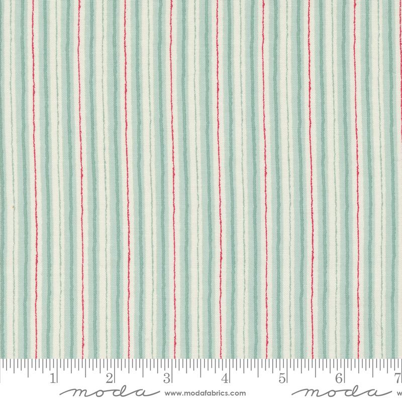 44" - Moda - My Summer House - "Aqua Summer Stripe" - 100% Cotton
