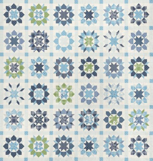 44" - Moda - Cuddle - "Nantucket Summer - Multi" - 100% Cotton