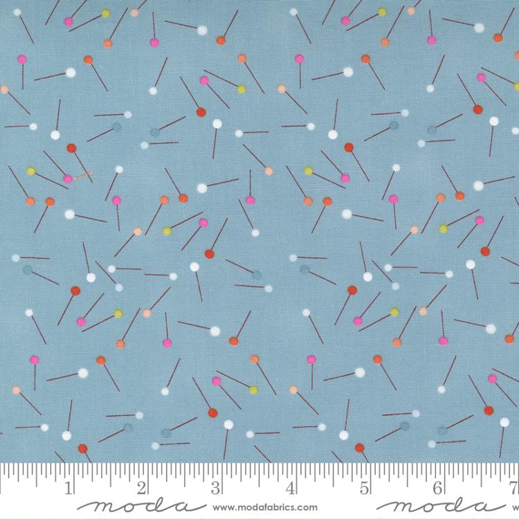 44" - Moda -Make Time "Pins" - 100% Cotton
