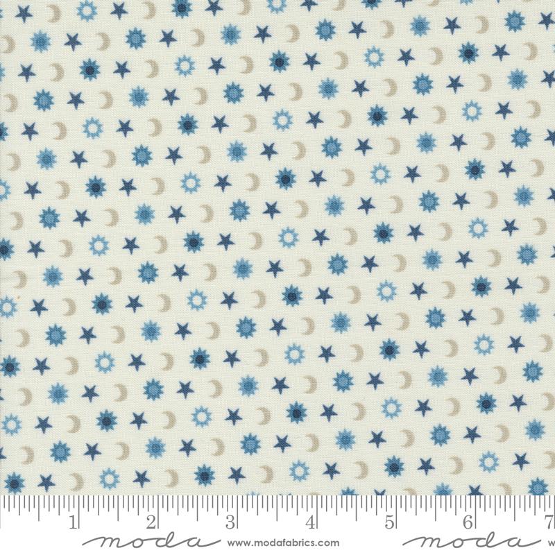 44" - Moda - Starry Sky Mist Midday - 100% Cotton