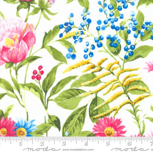 44" - Moda Fabrics - Wildflowers "Floral Bouquet" - 100% Cotton