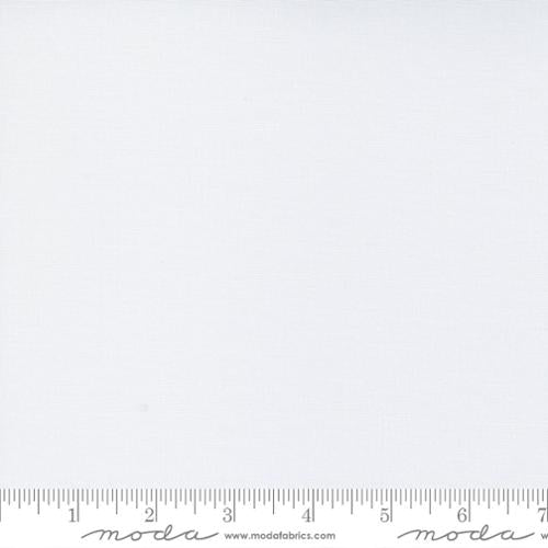 44" - Moda - "Bella Solids - Super White" - 100% Cotton