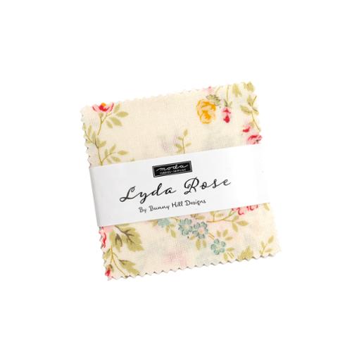 Moda - Mini-Charm - "Lyda Rose" - 2.5"x 2.5" - 42 pcs