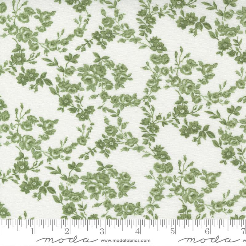 44" -Moda- Nantucket Summer - Cream Grass - 100% Cotton