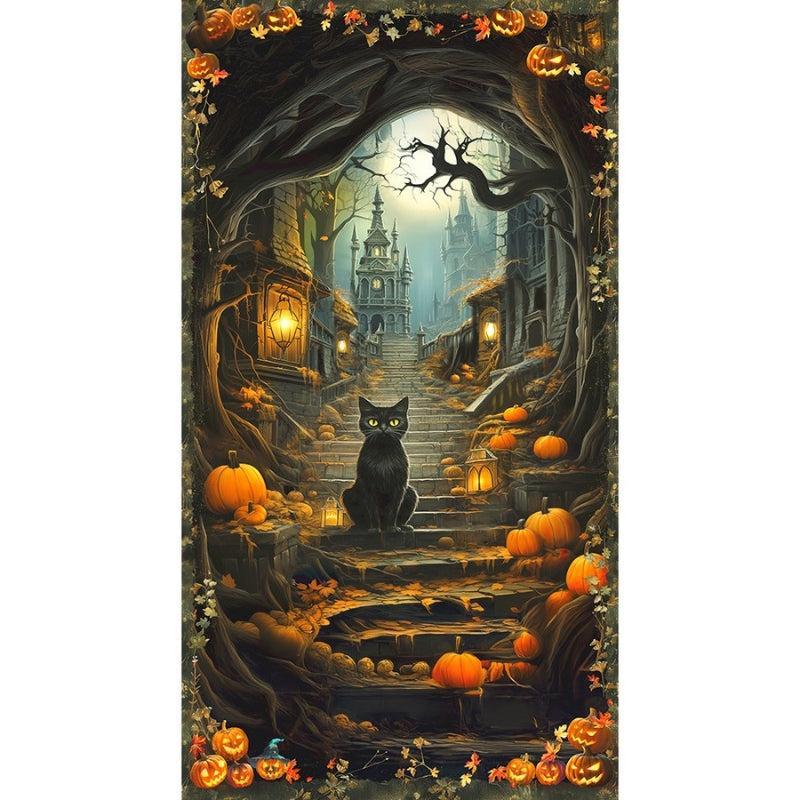 Robert Kaufman Moon Spell - "Spooky" - Panel 24"x36"