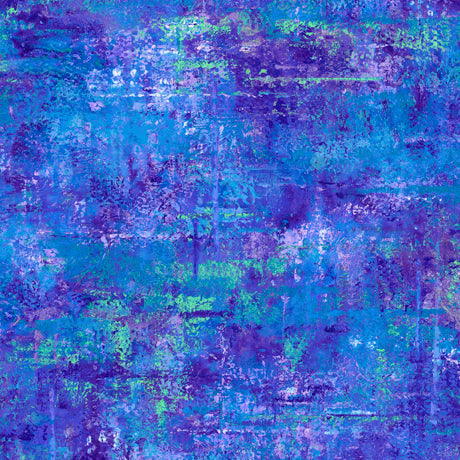 44" - QT Fabrics- Rapture Mottled Blender "Blue" - 100% Cotton