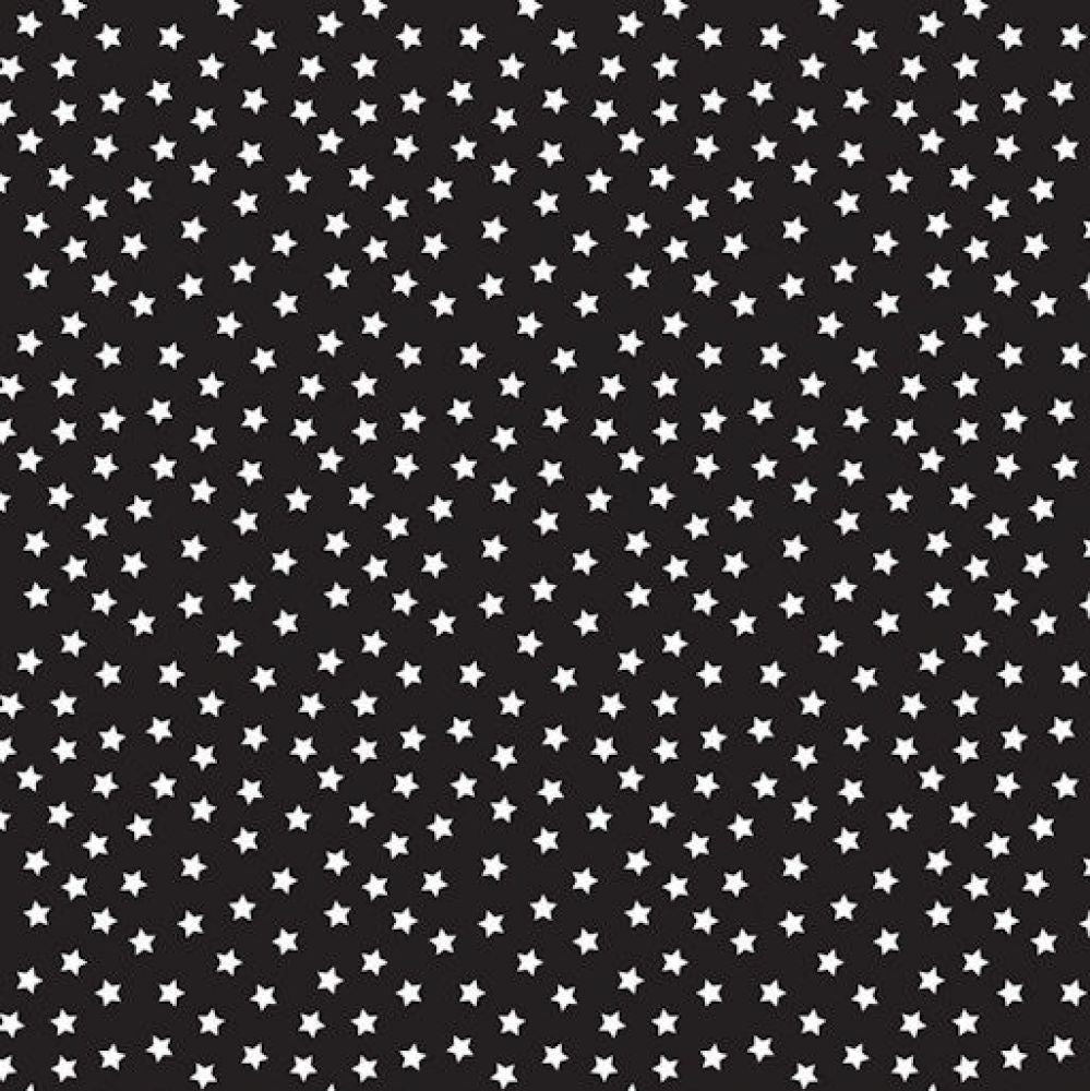 108" White Stars on Navy Background