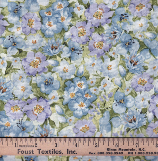 44"- Sweet as can Bee - Packed Floral - 100% Cotton