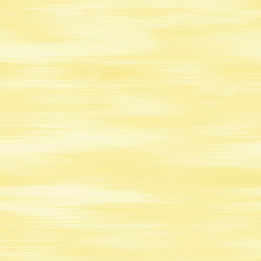 44" - Pastel Wind - Yellow - 100% Cotton