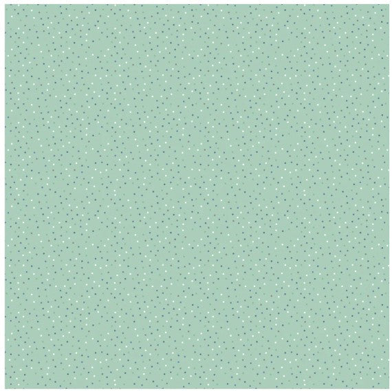 44" Poppie Cotton - Country Confetti - "Sea Glass Mint" - 100% Cotton...........