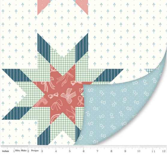 58" - Riley Blake - Double Lush Velvet - "Mary Catherine" - 95% polyester, 5% Spandex
