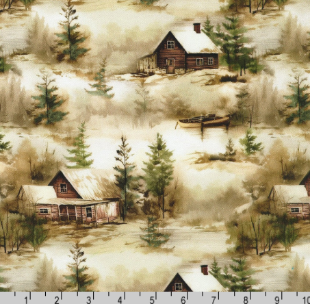 44" - Robert Kaufman - Nature Retreat "Cedar" - 100% Cotton