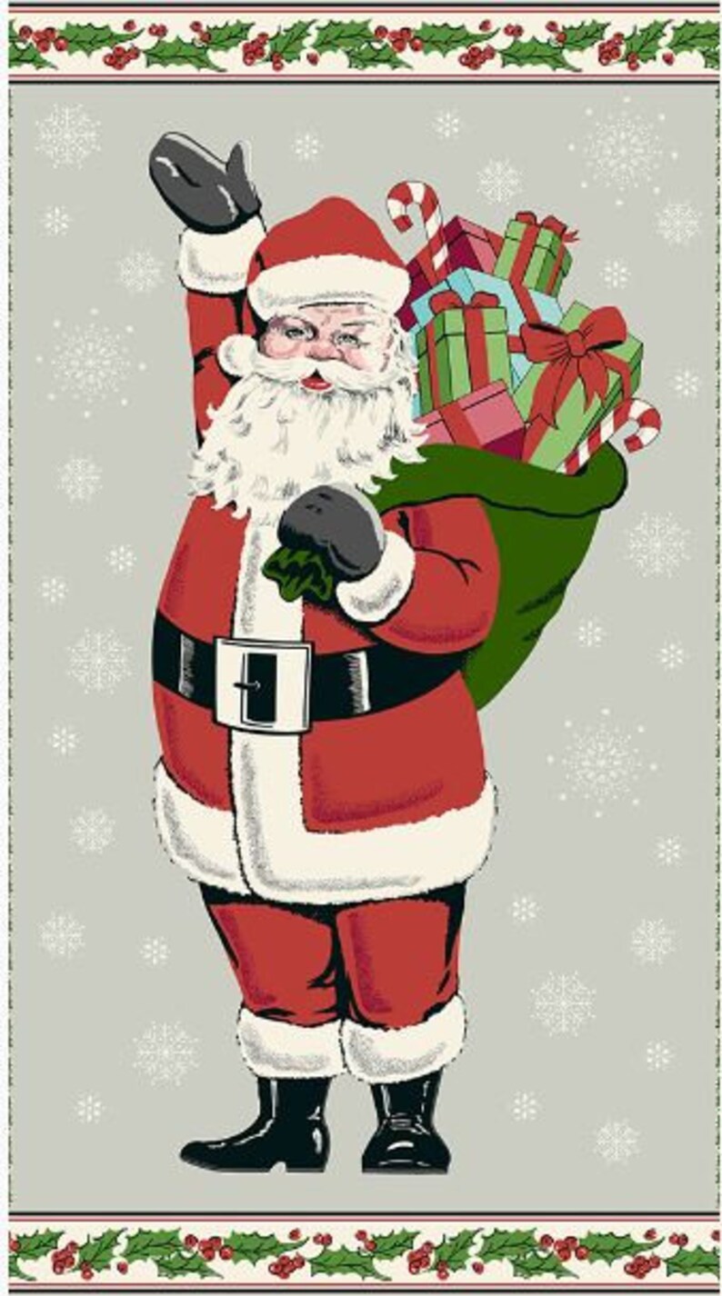 Panel - 24" "Retro HoHo" - 100% Cotton