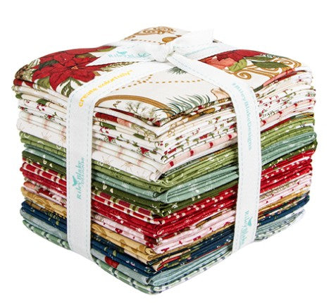 Riley Blake -Fat Quarter Bundle - "Christmas Greetings -18"x 21" -24 pcs