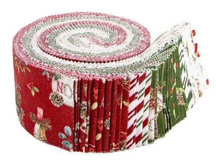 Riley Blake -Jelly Rolls - "Holiday Spirit -2.5"x 44" -40 pcs