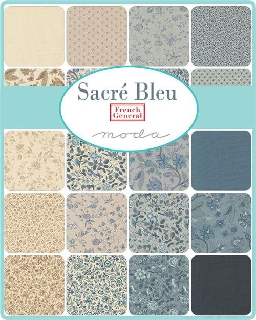 Moda -Layer Cake- "Sacre Bleu" -10"x 10"-42-pcs-100%-cotton-quilting-fabric