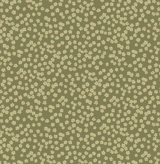 44" - Studio e - "Dark Artichoke Ditsy" - 100% Cotton